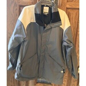 BURTON Snowboards Bio-Lite Storm-Lite Jacket Men's Sz M Gray White Waterproof
